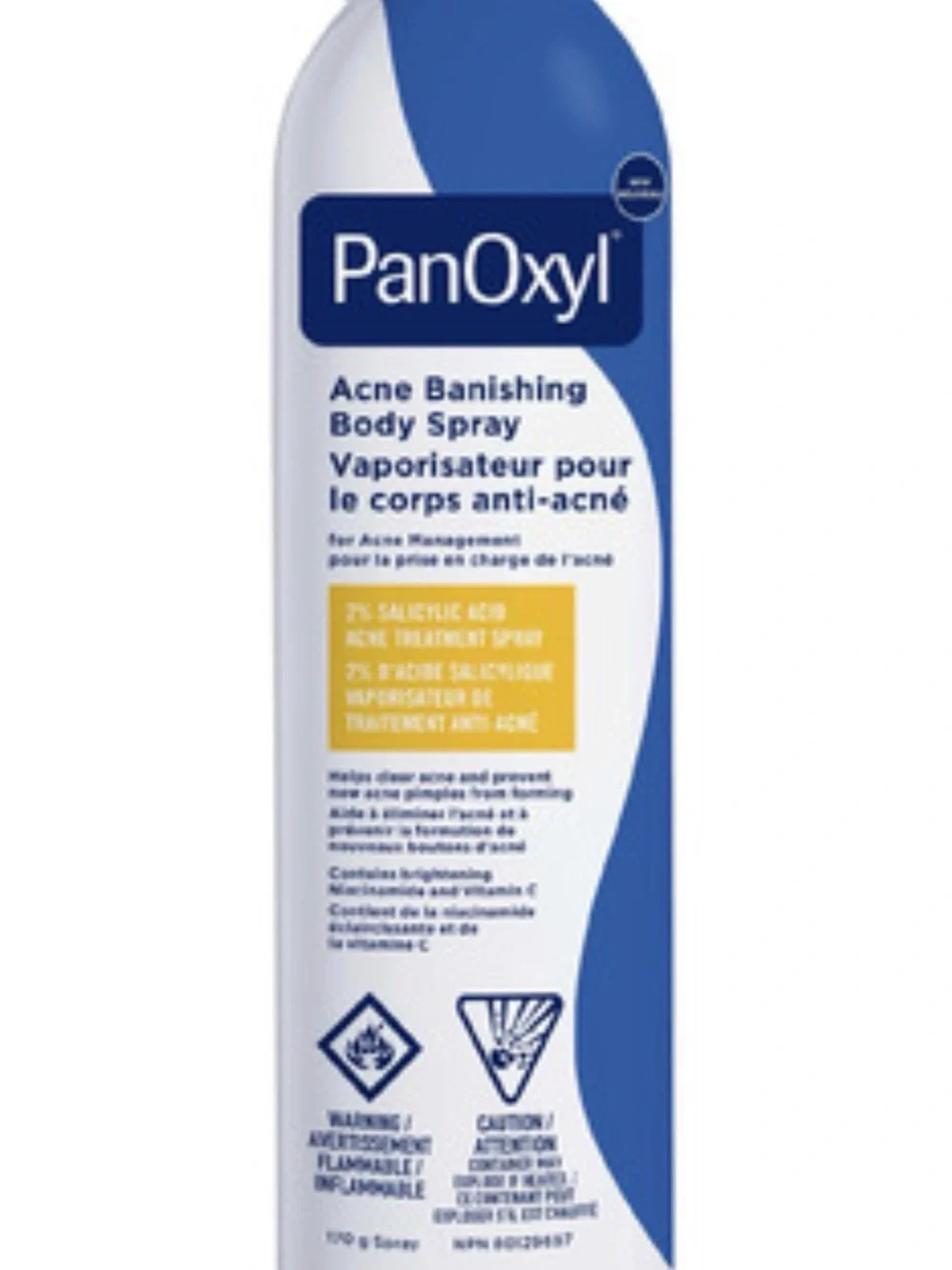 PanOxyl Acne Banishing Body Spray - White & Blue